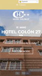 Mobile Screenshot of hotelcolon27.com